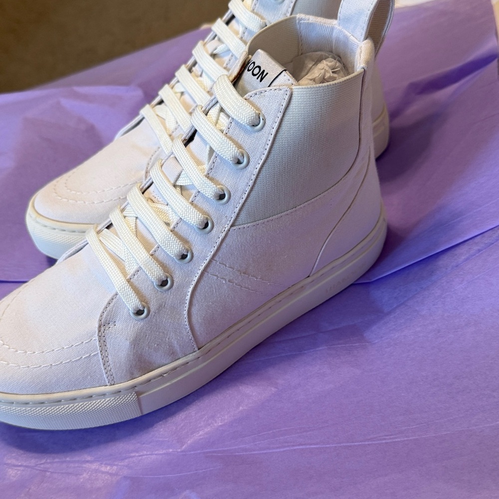 Thakoon Stylish White High-Top Sneakers - Picture 7 of 17